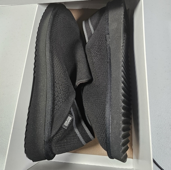 Hugo Boss Homium Slip-On Shoes Knitted Mules Comfort Flats Black Size Eur 41 NEW - Picture 13 of 13